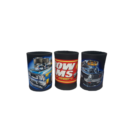 Crow Cams Old School Stubby Holder 3 pack (1 each Crow, GT & Torana)