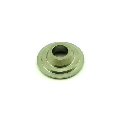 CROWCAMS Valve Spring Retainer, Titanium, 1.250/0.940/0.680 in. Diameter, 8mm Stem, Standard Height, 7 Degree Locks, Set of 16