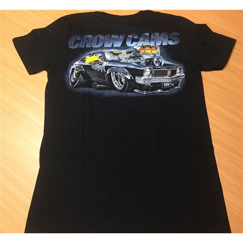 CROWCAMS Torana T-Shirt, Black, Heavy Weight Cotton