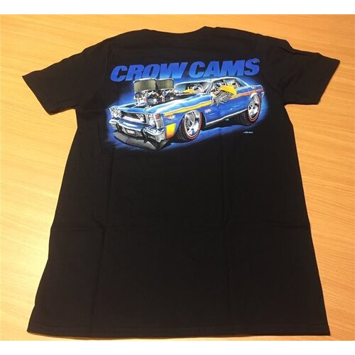 CROWCAMS XW GT T-Shirt, Black, Heavy Weight Cotton