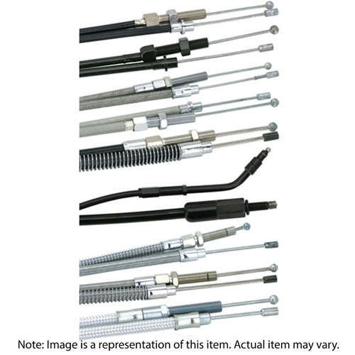 Zodiac Throttle, Cable, 1/4 in. 86cm, 90 Degree, Black, Standard, 1996-2015 Softail, 1996-2017 Dyna, 1996-2001 Touring, 2007-Present Sportster, Each