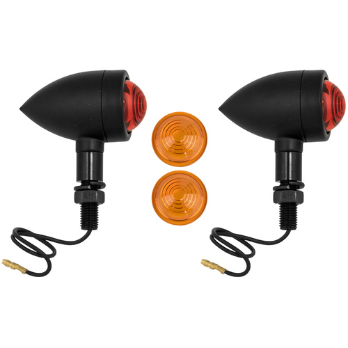 Zodiac MINI SPEEDER BLK BULLET LIGHTS-PAIR