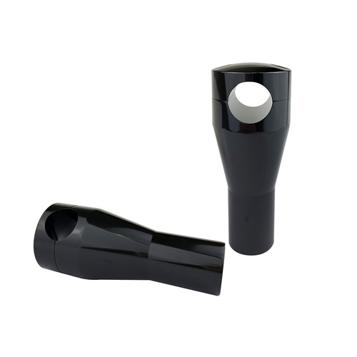 Zodiac RISERS 4 IN STRAIGHT, BLK, ALUMINIUM