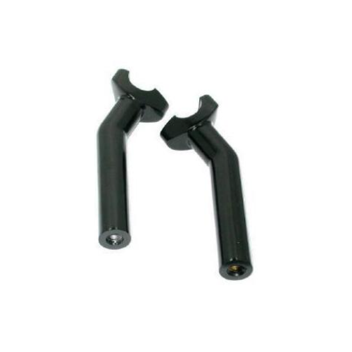  CUSTOM PULLBACK RISERS 5.5 INCH BLACK
