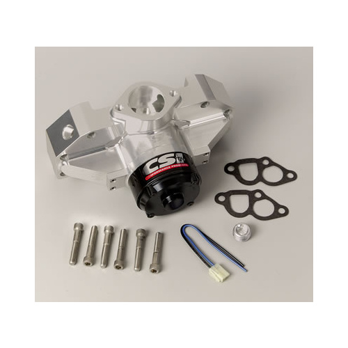 CSR Water Pump, Electric, 35-37 gpm, Billet Aluminium, Clear Anodized, Mopar, Big Block/Hemi, Each