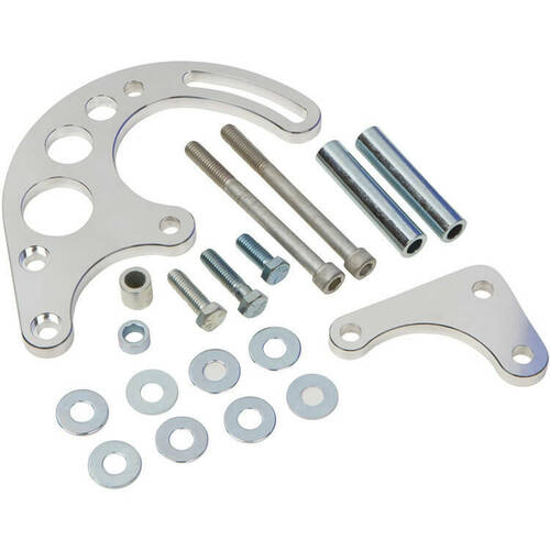 CVF Racing Power Steering Bracket, Electric or Long Water Pump, For Chevrolet Small Block, Kit