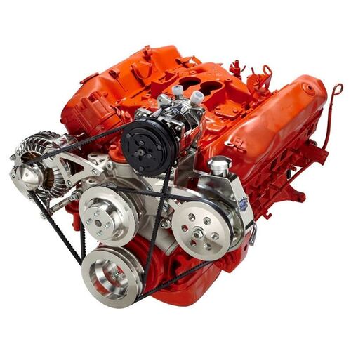 CVF Racing Power Steering & Alternator System, (426-440), For Chrysler Big Block A/C, Kit