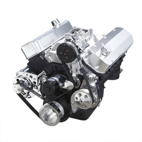 CVF Racing Serpentine Conversion Kit, AC, Alternator & Power Steering, Electric Water Pump, For Chevrolet Big Block, Kit