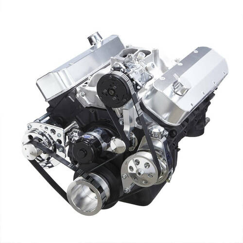 CVF Racing Serpentine Conversion Kit, AC, Alternator & Power Steering, Electric Water Pump, For Chevrolet Big Block Gen. VI, Kit