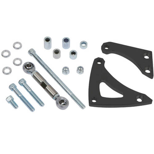 CVF Racing Air Conditioning Bracket, Stealth Black For Chrysler Small Block, Kit