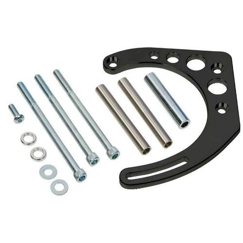 CVF Racing Alternator Bracket, 396-427-454, Electric Water Pump, Stealth Black For Chevrolet Big Block, Kit