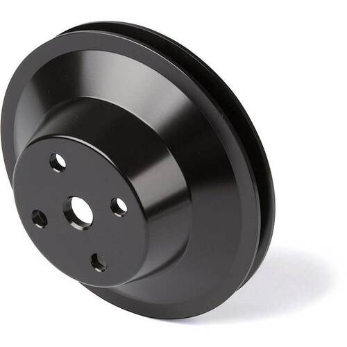 CVF Racing Water Pump Pulley, 1 Groove, LWP, Stealth Black Big Block For Chevrolet, Kit