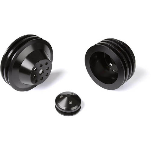 CVF Racing Black Big Block For Chevrolet Pulley 23 Kit , LWP