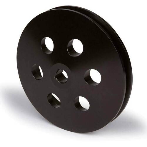 CVF Racing Power Steering Pulley, Keyed, Stealth Black For Chevrolet, Kit