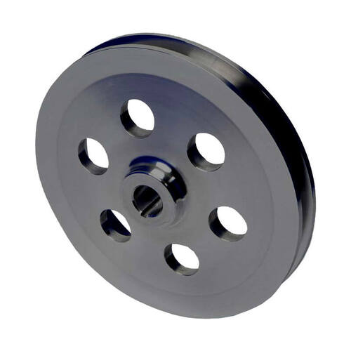 CVF Racing Power Steering Pulley, Keyed, Stealth Black Saginaw, Kit