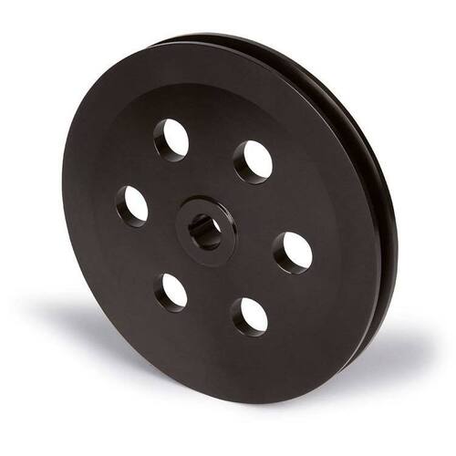 CVF Racing Power Steering Pulley, 5/8 in. Keyway, Stealth Black For Chrysler Small Block, Each