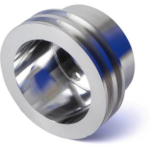 CVF Racing Crankshaft Pulley, 2 Groove, Crank Trigger, LWP, Big Block For Chevrolet, Kit