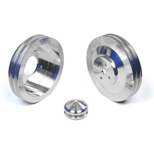 CVF Racing Pulley Kit, PS, 2V (1968), For Pontiac, Kit