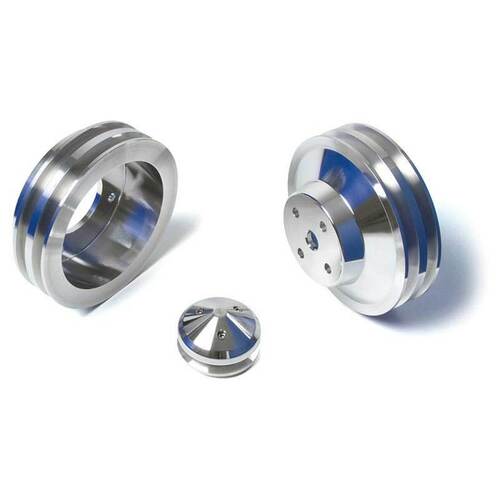 CVF Racing Pulley Kit, PS, 2V (1969+), For Pontiac, Kit