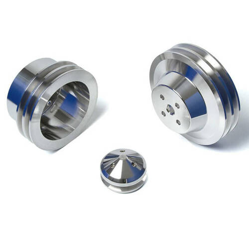 CVF Racing Pulley Kit, PS (3 Bolt Crank), For Ford Small Block, Kit