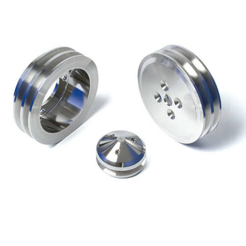CVF Racing Pulley Kit, PS, Short For Ford Small Block, Kit