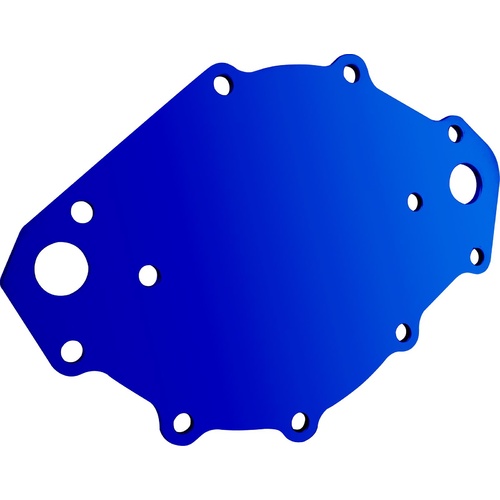 CVR Water Pump Back Plate, BBF Back Plate – Blue