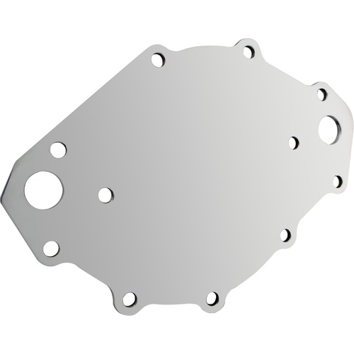 CVR Water Pump Back Plate, BBF Back Plate – Clear