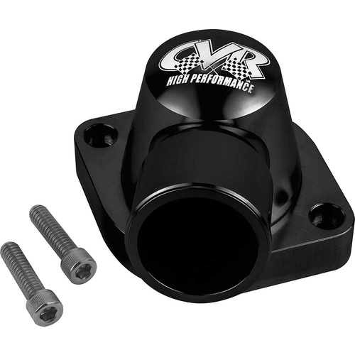 CVR Thermostat Housing - For Chevrolet For Holden LS - 90 Swivel - 1-1/2' Hose - Black