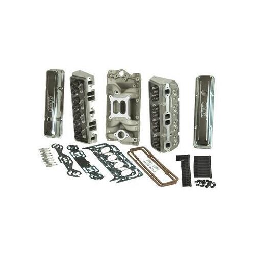 Dart Top End Kit, Assembled Heads, SBC SHP Aluminium, 64cc Chamber, 200cc Intake Runner, Straight, 2.02/1.6/1.437/4150, Dual Pane, Kit