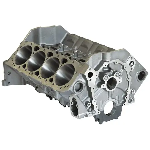 Dart Bare Blocks, SB Chev , Little M Series, Cast Iron, 9.025 in. Deck Height, 4.125 in. Bore, 4-Bolt Main, 2-Piece Rear Main Seal, Each