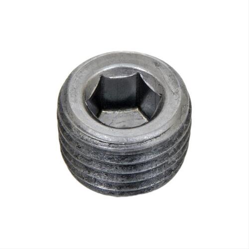 Dart Plug Fitting, 1/4 in. NPT Male Threads, Aluminium Internal Hex, Each