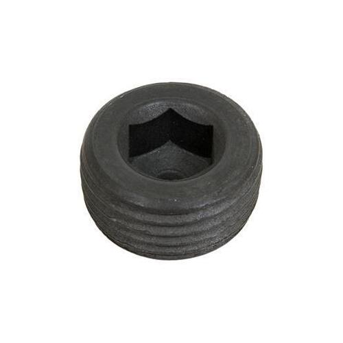 Dart Plug Fitting, 1/2 in. NPT Male Threads, Black Oxide, Each