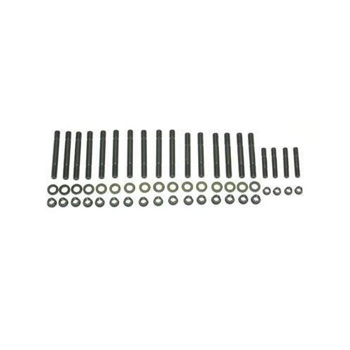 Dart Cylinder Head Bolts, Hex, Steel, Black Oxide, 7/16-14 in. Thread, Chevy, Big Block, Pro 1, Iron Eagle, Kit