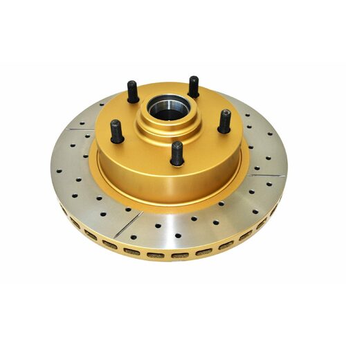 DBA Front Street Series XGold Brake Rotor, 276mm, For Holden 71-85 HQ/HJ/HX/HZ Hub Type, Kit