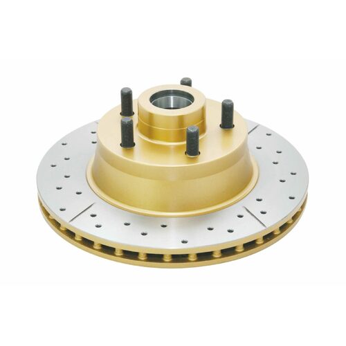 DBA Front Street Series XGold Brake Rotor, 287mm, For Ford 75-95 XB-XF Hub Type, Kit