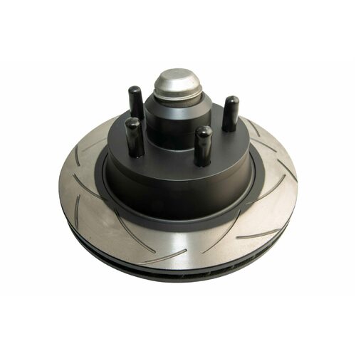DBA Front Street Series T2 Brake Rotor, 287mm, For Ford 88-94 EA-ED With Bearing Cups, Hub Type, Kit
