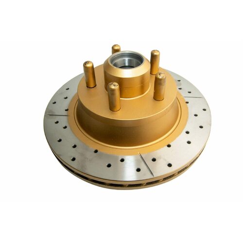 DBA Front Street Series XGold Brake Rotor, 287mm, For Ford 96EL ABS Hub Type, Kit