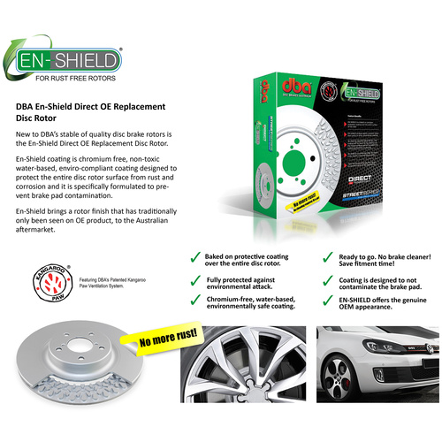 DBA Disc Rotor, 302mm Dia., 56mm Height, 22mm Thick, 67.4 Centre Hole, For Holden R, Each