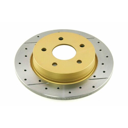 DBA Rear Street Series XGold Brake Rotor, 265mm, For Ford Focus 05, Kit