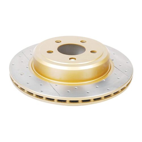 DBA Rear Street Series XGold Brake Rotor, 320mm, For Chrysler 300C 05, Kit