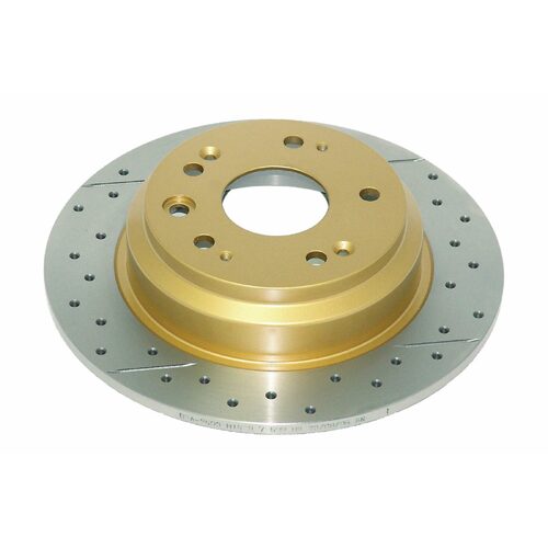 DBA Rear Street Series XGold Brake Rotor, 282mm, For Honda Odyssey 00-05, Kit