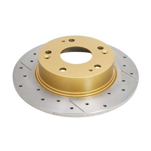 DBA Rear Street Series XGold Brake Rotor, 260mm, For Honda Accord 04, Kit