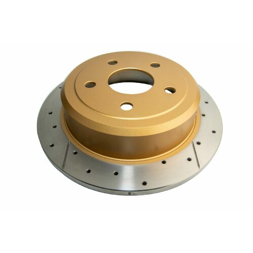DBA Rear Street Series XGold Brake Rotor, 316mm, For Jeep Wrangler JK 07, Kit