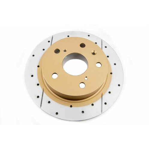 DBA Rear Street Series XGold Brake Rotor, 259mm, For Suzuki S-Cross Series JY 1.4L Turbo & 1.6l Non Turbo 01/2014, Kit