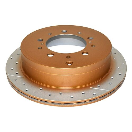 DBA Rear Street Series XGold Brake Rotor, 345mm, For Toyota Landcruiser 200 08, Kit