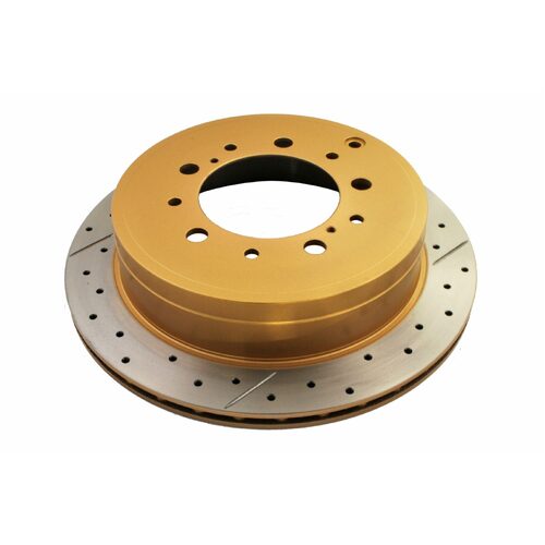 DBA Rear Street Series XGold Brake Rotor, 345mm, For Toyota Landcruiser 200 08, Kit
