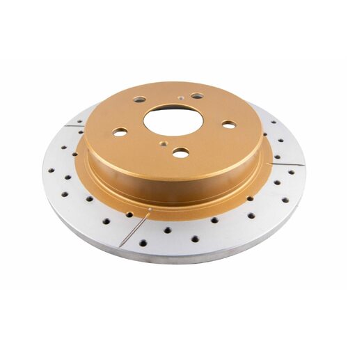 DBA Rear Street Series XGold Brake Rotor, 281mm, For Camry ASV70, AXVH71 2.5L, GSV70 3.4L, Lexus NX200T AGZ10 AGZ15, Toyota C-HR NGX10,NGX15, Kit
