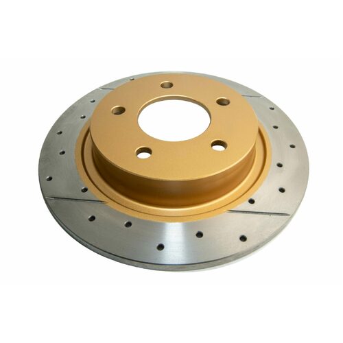 DBA Rear Street Series XGold Brake Rotor, 279.5mm, For Mazda 3 SP23 09, Kit