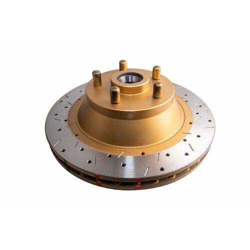 DBA Front 4000 Series XS Gold Brake Rotor, 327mm, For HSV VN/VP 88-93 Hub Type, Kit