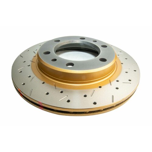DBA Front 4000 Series XS Gold Brake Rotor, 302mm, For Landcruiser 88-97 Reverse Mount, Kit